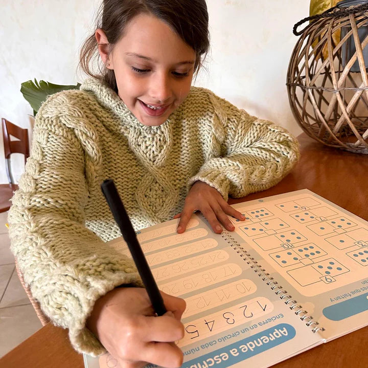 Cuaderno mágico escritura para niños - Pack 4