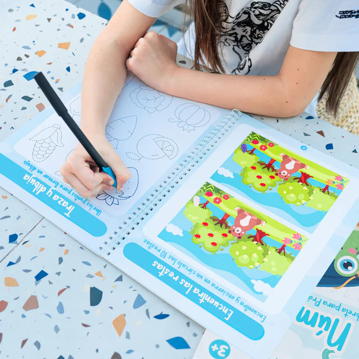 Cuaderno mágico escritura para niños - Pack 4
