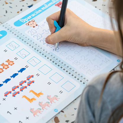 Cuaderno mágico escritura para niños - Pack 4
